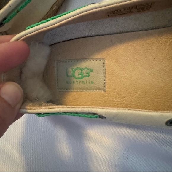 UGG Tylin Leather Boat Shoes - Size 9.5 Women’s -Coastal Grandma, Preppy - Picture 6 of 9